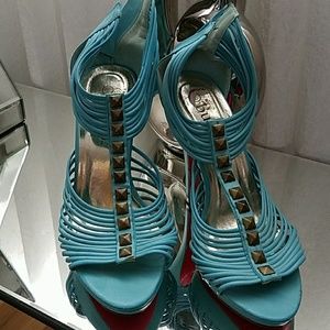 Beautiful blue shoes